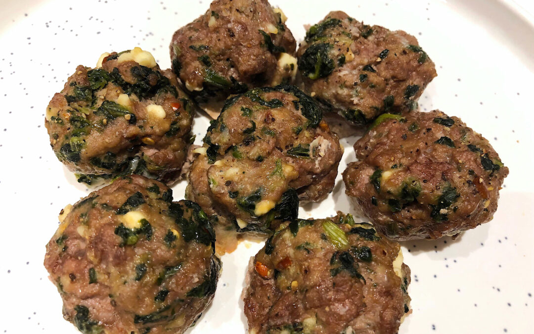 Spinach and Feta Meatballs